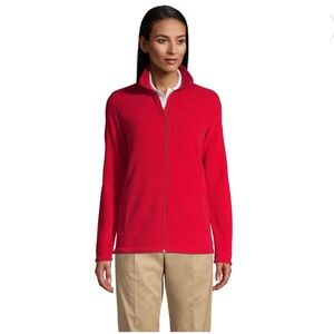 Land’s End Anyweather Fleece Full Zip Jacket Size S (6-8) Polartec Aircore 100